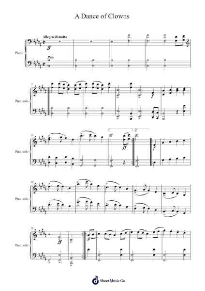 A Midsummer Night's Dream - A Dance of Clowns, Op. 61: No. 6 Sheet Music by Vincent-Arr.Dileste Conloyd