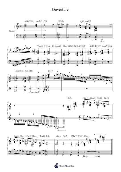Ouverture Sheet Music by Anomalie-Arr.Faybaird