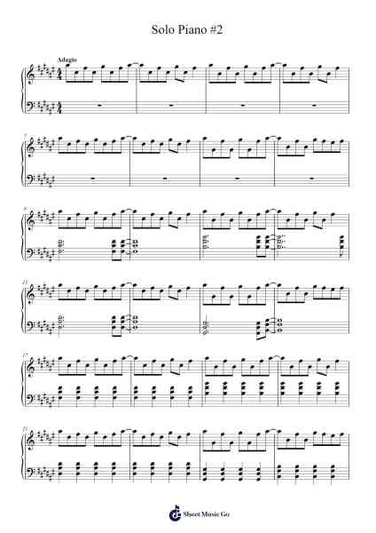 Solo Piano #2 Sheet Music by undefined-Arr.Herloyd