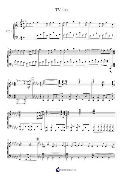 TV size Sheet Music by undefined-Arr.Vioo'neil
