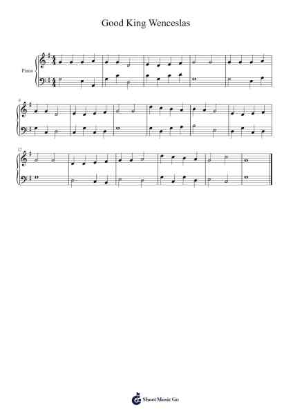 Good King Wenceslas Sheet Music by Traditional-Arr.Pullzie Willmiles