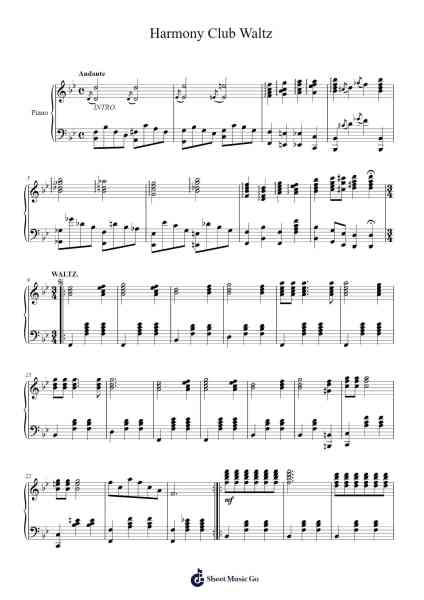 Harmony Club Waltz Sheet Music by Scott Joplin-Arr.Stelgil Kaycia
