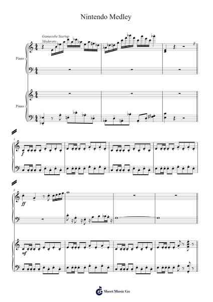 Nintendo Medley Sheet Music by Koji Kondo-Arr.Gemruth Montlyn