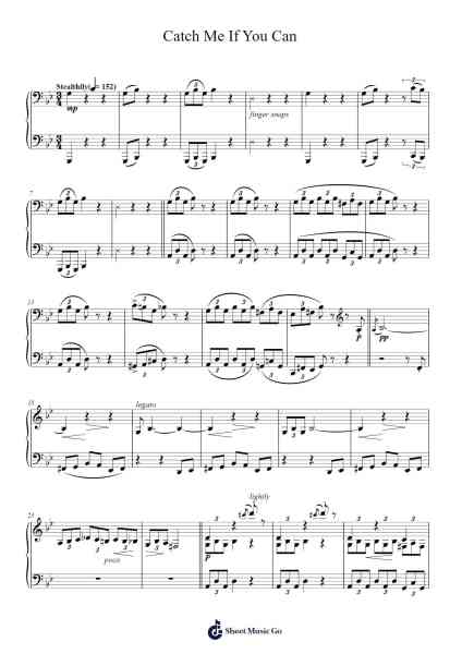 Catch Me If You Can Sheet Music by John Williams-Arr.Chilflower