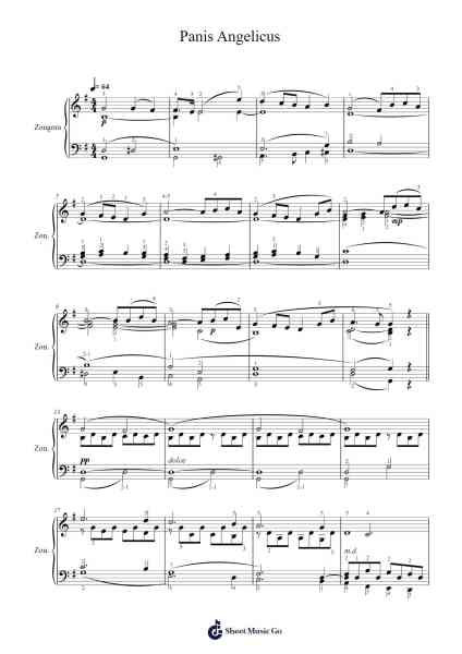 Panis Angelicus Sheet Music by César Franck-Arr.Manreade