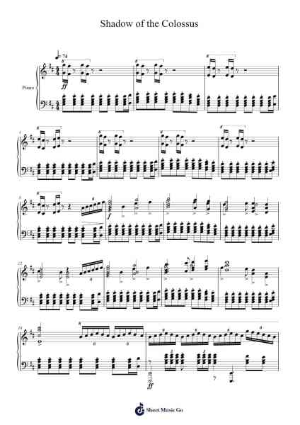 Shadow of the Colossus Sheet Music by Kow Otani-Arr.Wyattnix Abniel