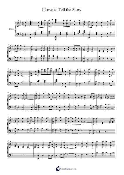 I Love to Tell the Story Sheet Music by undefined-Arr.Funkdrich Mansbing