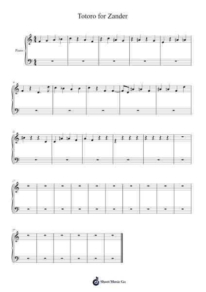 My Neighbor Totoro Sheet Music by Christine-Arr.Brucefe Payjim