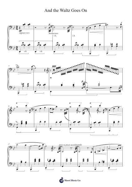 And the Waltz Goes On Sheet Music by Anthony Hopkins-Arr.Fasil Murseph