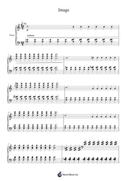Image Sheet Music by Byted-Arr.Eveken Dougloyd