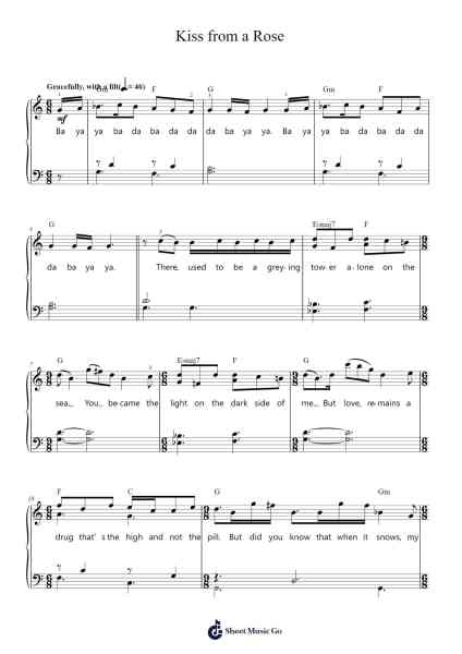 Kiss from a Rose Sheet Music by Seal-Arr.Fieldbing