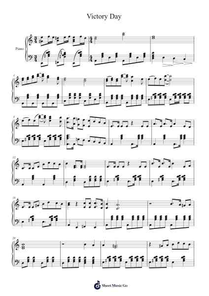 Victory Day Sheet Music by Александра Пахмутова-Arr.Oisenrob Clyger
