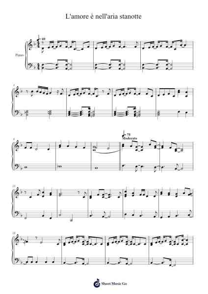 L'amore è nell'aria stanotte Sheet Music by Elton John-Arr.Kathtta