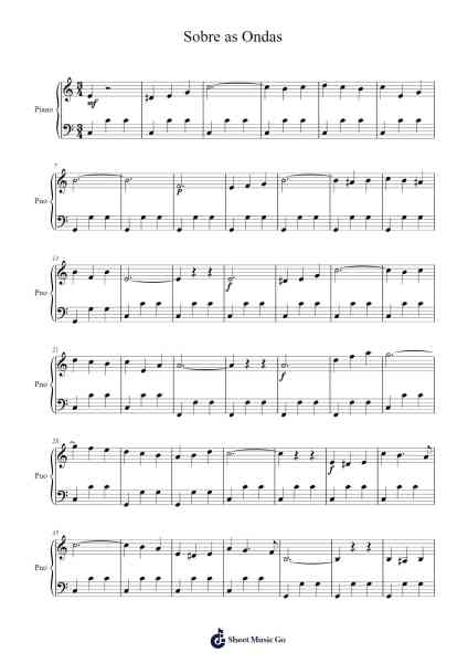 Sobre as Ondas Sheet Music by Fernando Bryan Frizzarin-Arr.Vindred Swinglenn