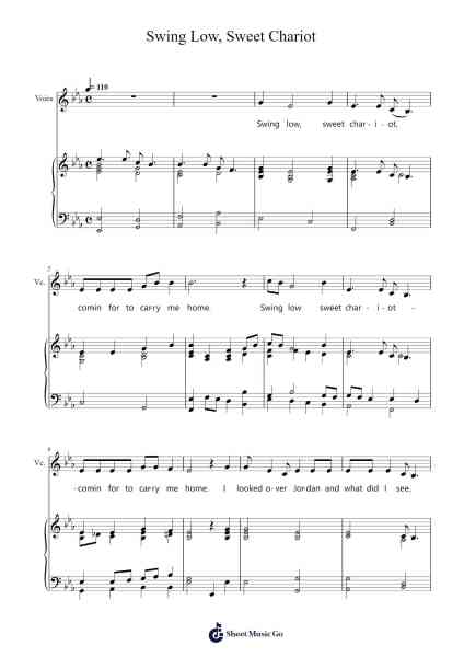 Swing Low, Sweet Chariot Sheet Music by Hemike Allain-Arr.Croftslon Maugnings