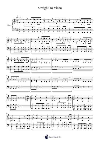 Straight To Video Sheet Music by Mindless Self Indulgence-Arr.Hearstjean