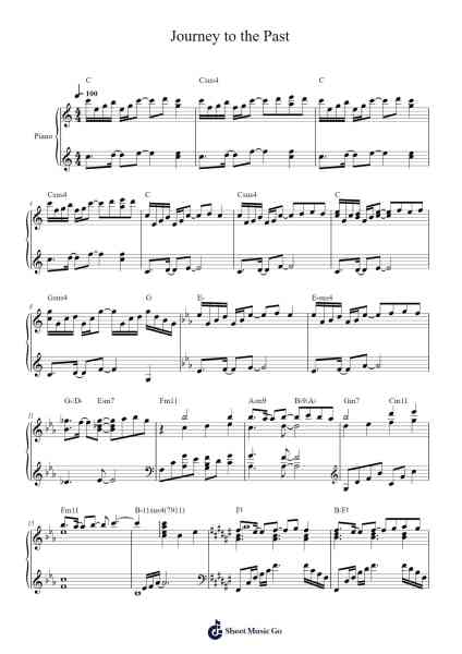 Journey to the Past Sheet Music by Stephen Flaherty-Arr.Dempron Jacbess