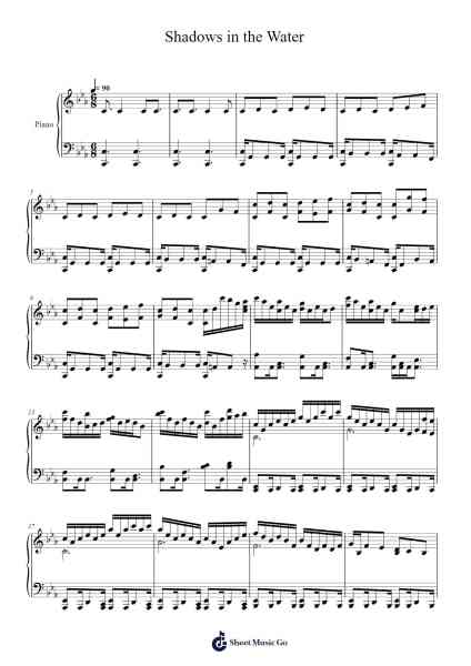Shadows in the Water Sheet Music by undefined-Arr.Gwenter Stedi