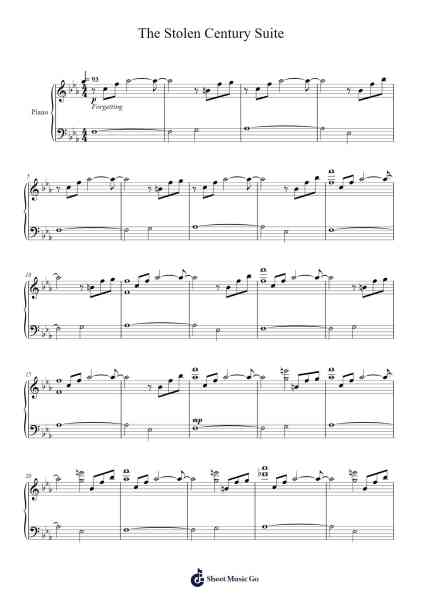 The Stolen Century Suite Sheet Music by Griffin McElroy-Arr.Fitzbaird Marreade