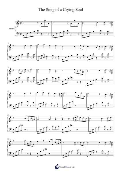 The Song of a Crying Soul Sheet Music by Daniel Kostenbaum-Arr.Joannes Nohan