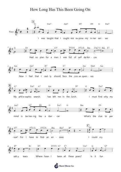 How Long Has This Been Going On Sheet Music by George Gershwin-Arr.Springqe