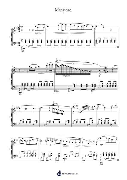 Piano Concerto No. 1 in E Minor, Op. 11 Sheet Music by Frédéric Chopin-Arr.Invy