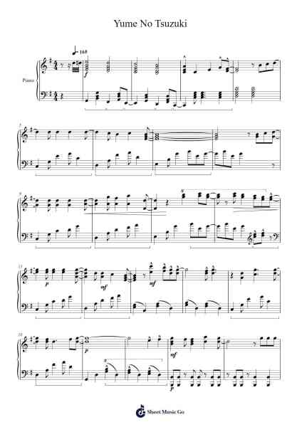 Yume No Tsuzuki Sheet Music by undefined-Arr.Mollnie Sampham