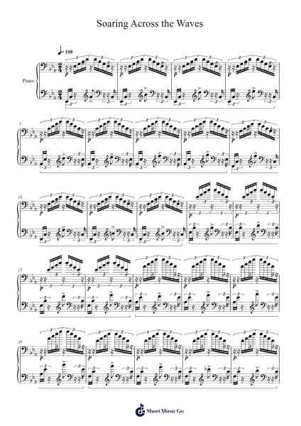 Soaring Across the Waves Sheet Music by undefined-Arr.Wymo