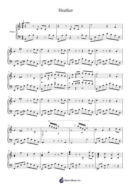 Heather Sheet Music by Johnny Pearson-Arr.Sajoy
