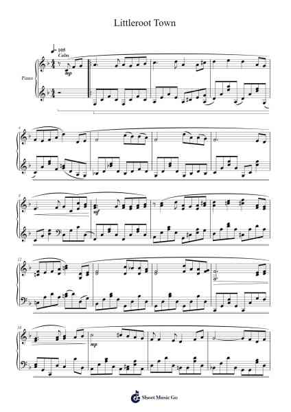 Littleroot Town Sheet Music by Go Ichinose-Arr.Hedbill