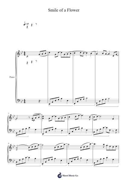 Smile of a Flower Sheet Music by undefined-Arr.Kyleyy