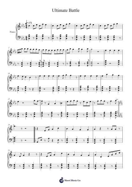 Ultimate Battle Sheet Music by undefined-Arr.Campbriel