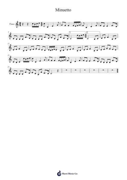 Minuet from String Quintet in E Major, Op. 11, No. 5 (G. 275) Sheet Music by undefined-Arr.Maclup
