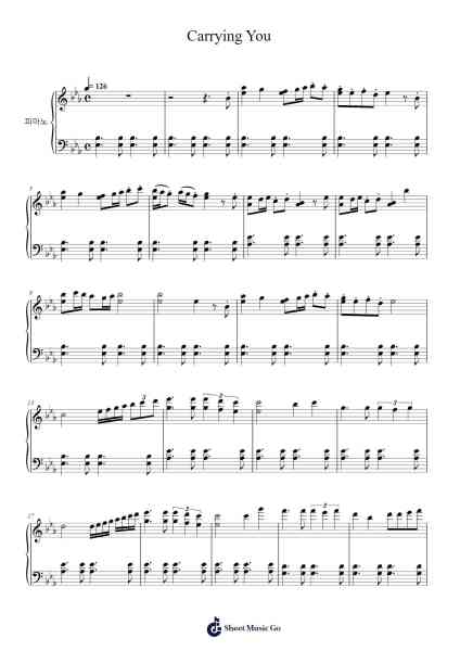 Carrying You Sheet Music by Joe Hisaishi-Arr.Fordtrid Lawsweet