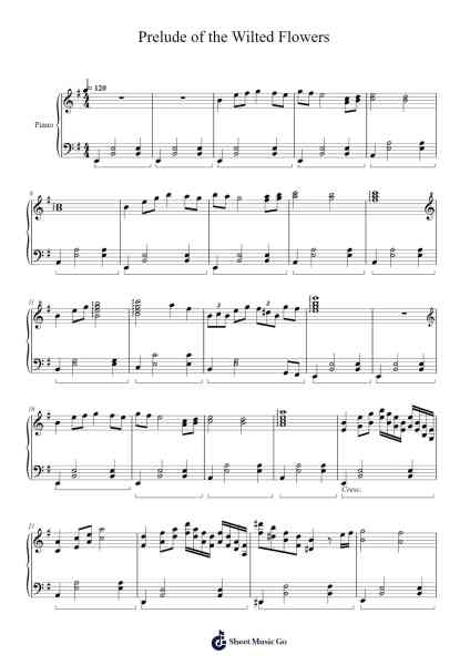 Prelude of the Wilted Flowers Sheet Music by Bencamp Jache-Arr.Brownemeg