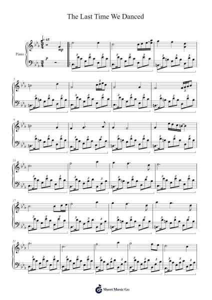 Nocturne #167 The Last Time We Danced Sheet Music by Ronald Karle-Arr.Kelins Woothe