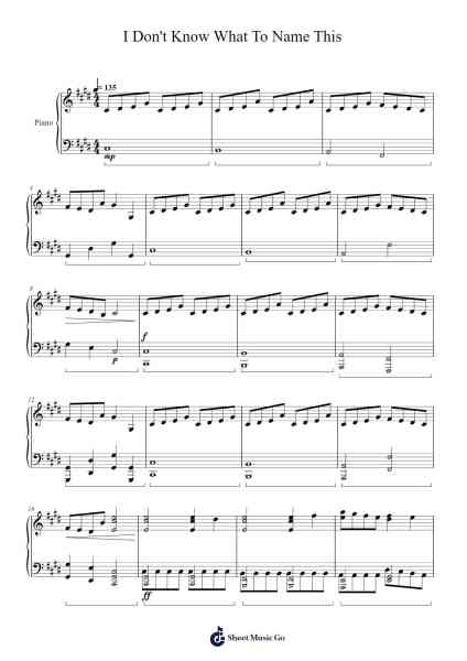 I Don't Know What To Name This Sheet Music by Lauren Postlethwaite-Arr.Quinncol