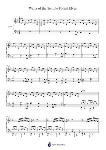 Waltz of the Temple Forest Elves Sheet Music by Ari Pulkkinen-Arr.Cotphrey