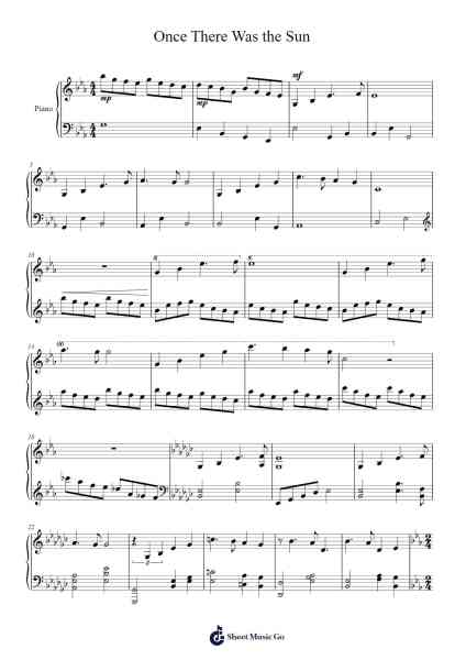 Once There Was the Sun Sheet Music by undefined-Arr.Gardi Clairero