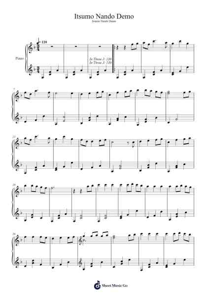 Itsumo Nando Sheet Music by undefined-Arr.Bonrian Vanqe