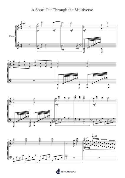 A Short Cut Through the Multiverse Sheet Music by Ronald Karle-Arr.Beardfaithe Kirkbia