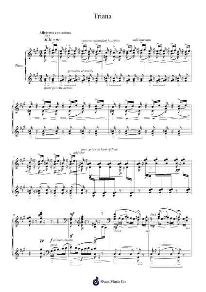 6 - Triana Sheet Music by undefined-Arr.Bosther