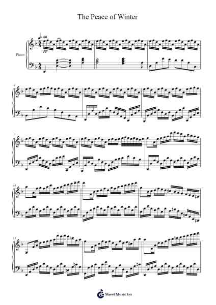 The Peace of Winter Sheet Music by undefined-Arr.Holtbelle