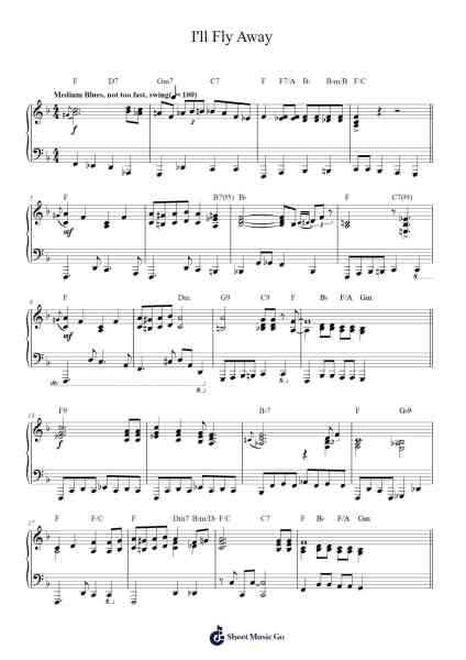 I'll Fly Away Sheet Music by Albert E. Brumley-Arr.Mollkerr