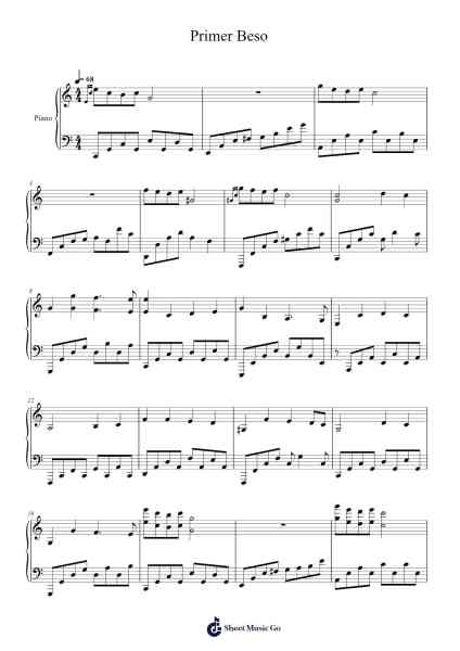 Primer Beso Sheet Music by Lucio Godoy-Arr.Odewyatt