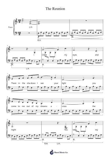 The Reunion Sheet Music by John Williams-Arr.Eyer