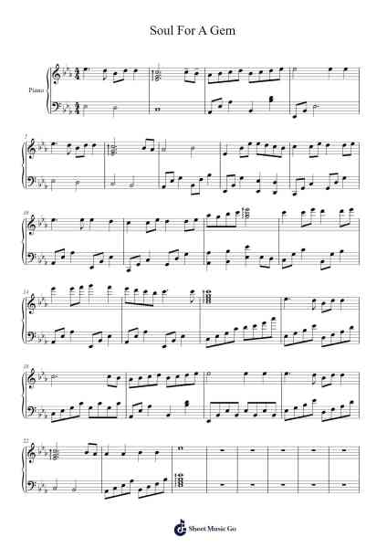 Soul For A Gem Sheet Music by undefined-Arr.Taypeare Rolius