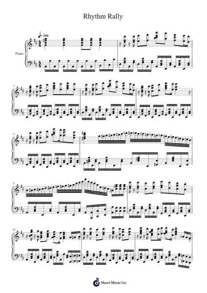 Rhythm Rally Sheet Music by undefined-Arr.Janecher Duh