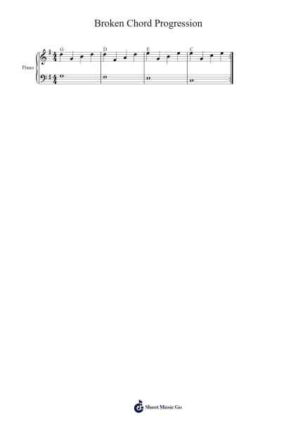 Broken Chord Progression Sheet Music by F. Phillips-Arr.Rexlin Clachad
