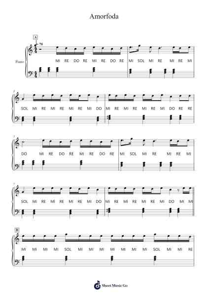 Amorfoda Sheet Music by undefined-Arr.Beckfey Earlnice